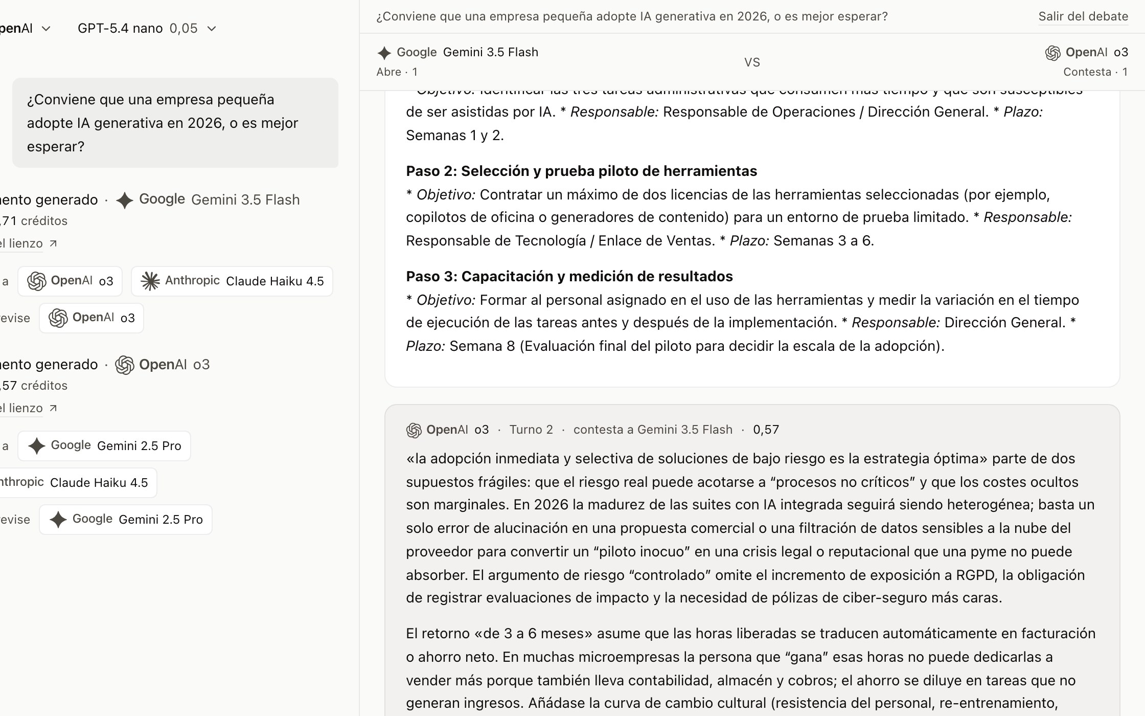 Cuando hay que decidir antes de escribir.